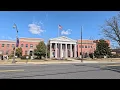 Walking downtown Toms River New Jersey