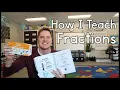 How I Teach Fractions 3rd Grade
