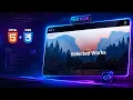 I Built a Futuristic 3D Website with HTML CSS JavaScript Full Tutorial