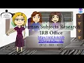 IRB Human Subjects Research Informed Consent
