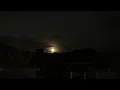 Melbourne Morning on Full Moon Night