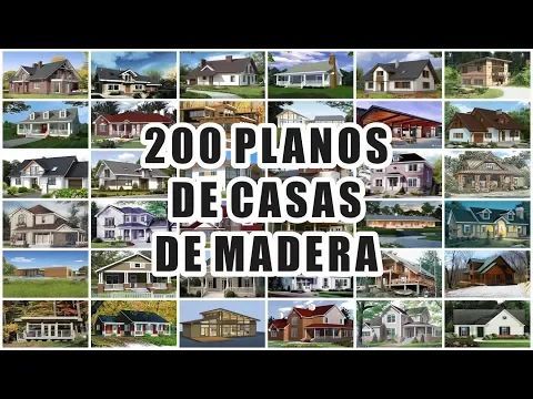 Download MP3 200 Planos de casas de Madera