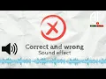 Lagu Correct and wrong sound effect