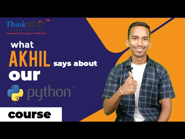 Student Testimonial for Pythong Course - Akhil