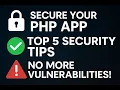 Securing Your PHP Applications with Authentication Best Practices for Beginners Experts