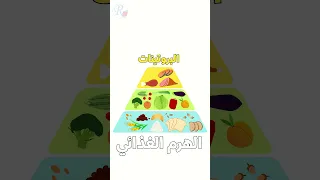 معلومة مع بلال 5 الهرم الغذائي الأكل الصحي تعليم الأطفال بدون موسيقى قناة روز للأطفال 