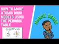 How to Make Bohr Models using the Periodic Table