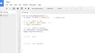 SheetSpam Get number of columns of data in Google Script