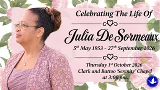 Funeral Tribute Service of Julia De Sormeaux