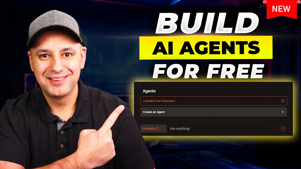 Outline Video The First Free AI Agent Builder is Here and it's Powerful