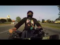 Cruising through the city