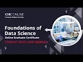 CMU Online Foundations of Data Science Student Spotlight Webinar