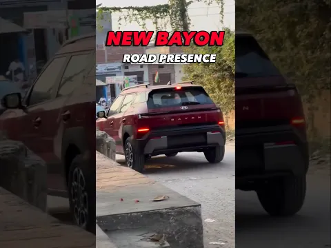 New Hyundai Bayon Road presence Finally 😨 #shorts