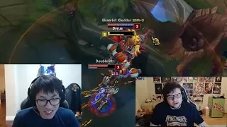 The Dyrus Flash | Aphromoo Shows How To Dodge Skillshots - LoL Funny Stream Moments #258