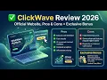 ClickWave Review 2026 - Is It Legit Features Pricing Bonus