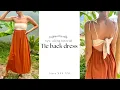 Download Lagu Tie back dress sewing pattern | Gathered empire waist | Beginner friendly sew-along tutorial