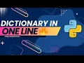 Python Tutorial - Dictionary Comprehension Explained in ONE Line Hindi 2025