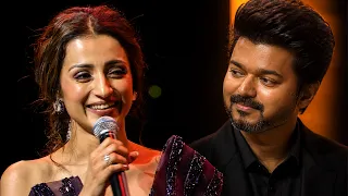 trisha speaks from the heart about vijay on siima stage must watch trisha birthday