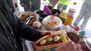 Lababi Sandwich With Sardines كسكروت لبلابي بالسردينة  Lababi Sandwich With Sardines كسكروت لبلابي بالسردينة