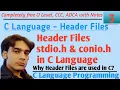 Header Files in C programming in hindi - C Header Files
