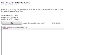 Coding with Java Simple example using Math abs