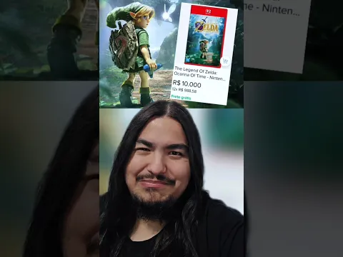 Você pagaria 10 mil reais em Zelda Ocarina of Time se o jogo do Nintendo Switch 2 chegasse dois m...