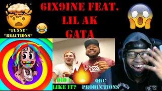 6ix9ine feat lil ak gata tattle tales official audio reaction
