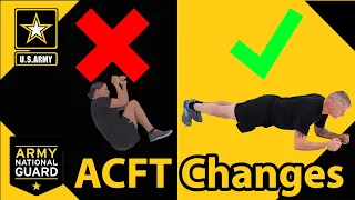 New ACFT Changes 2022 Leg Tuck Is Gone