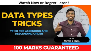 Data types in Java Size Computer Class 10 ICSE ISC Java Programming