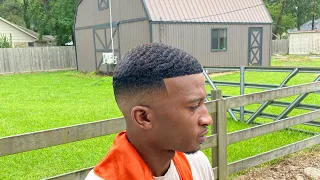 Switched up the texture on his hair unit