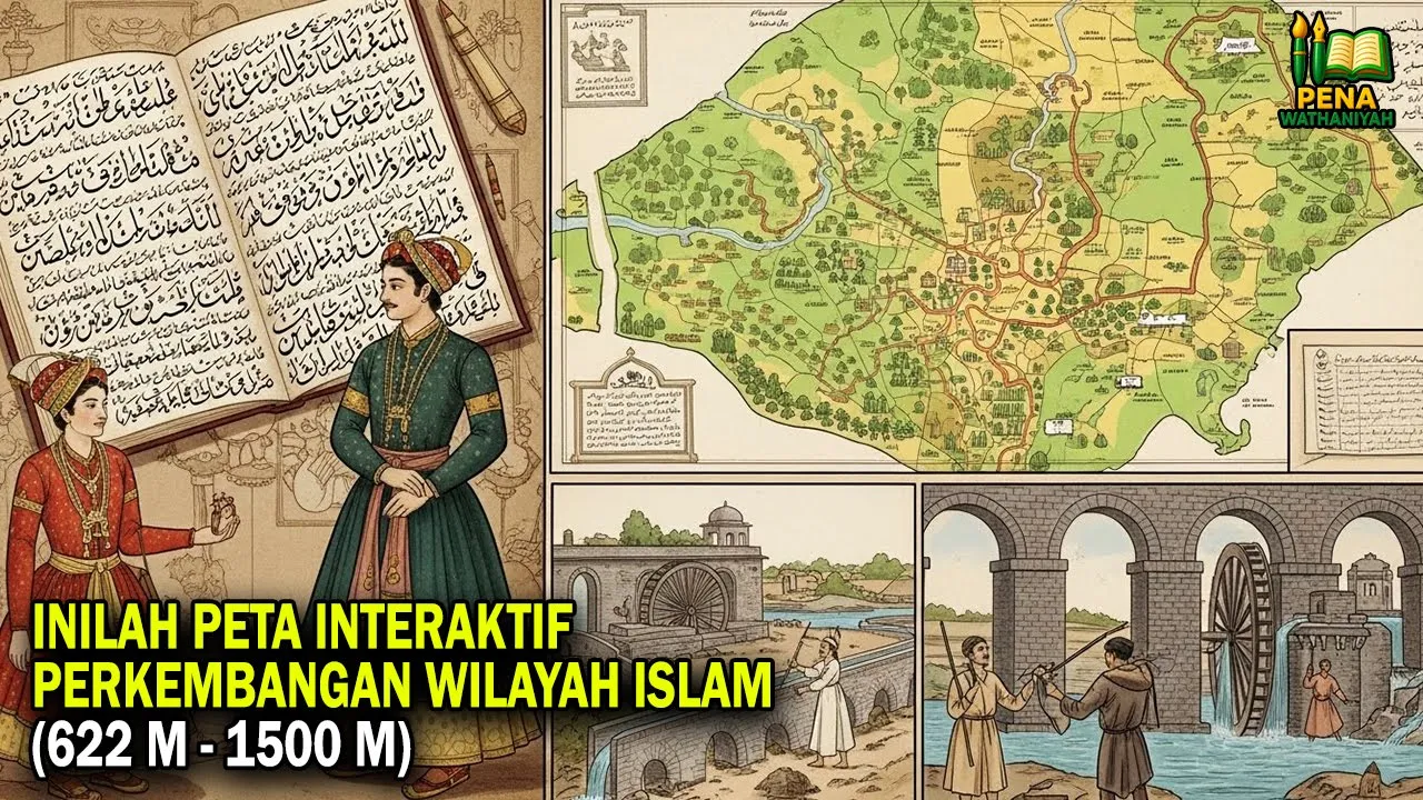 Jarang Diceritakan ! Peta Interaktif Perkembangan Wilayah Islam (622 M - 1500 M) - Sejarah Islam