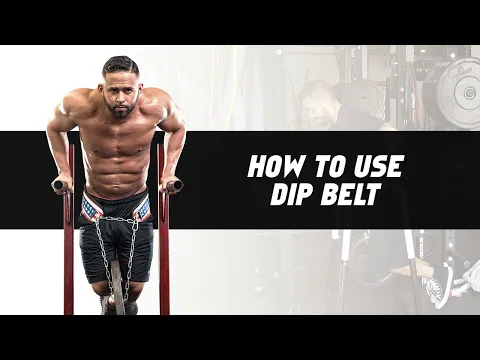 How to Use Dip Belt for Pull-up Exercises | DMoose
