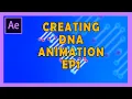 Creating DNA Strand Animation Ep 1 With No 3rd Party Pluggins in Adobe After Effects 2019