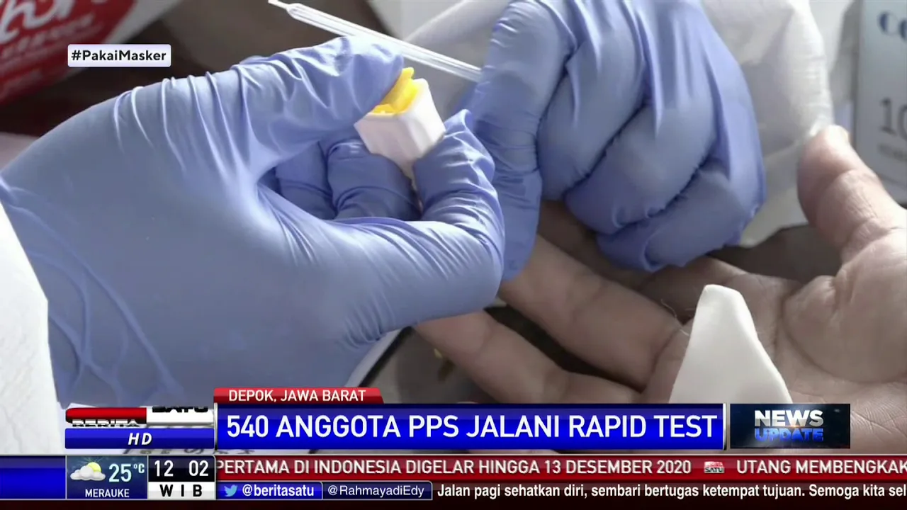 Rapid Test Massal & Swab di Stasiun MRT. 