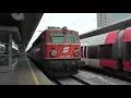 (HD) ÖBB Class 1142/1144 locos on 'CityShuttle' Trains - Linz - 6/6/17