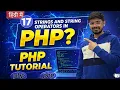 PHP Tutorial in Hindi Strings and String Operators in PHP
