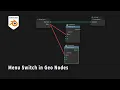 Tut Menu Switch and Invalid Link Issues - Blender Geometry Nodes Fundamentals 4 0