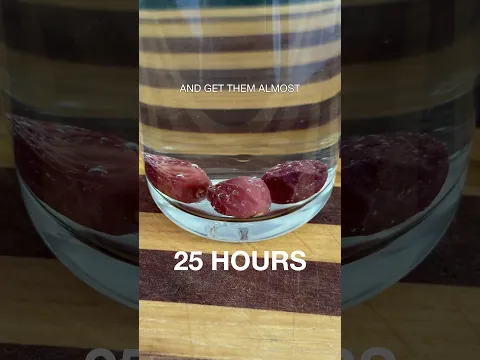 How to rehydrate raisins                           #grapes #dehydration