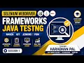 Selenium WebDriver Frameworks Java TestNG Maven GIT Github Jenkins POM Online Training - Session 1