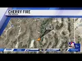 Cherry fire near Elko Nevada grows to 4000 acres