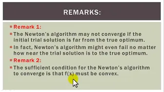 Optimization Lecture 4c Newton s Search