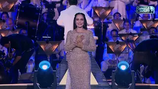 النجمة شريهان مفاجأة حفل افتتاح المتحف المصري الكبير 