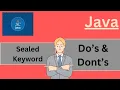 985 - Java Interview Questions Sealed Keyword Java