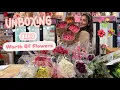Unboxing 800 Worth Of Flowers at A Flower Shop