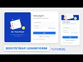 Responsive login page created with Bootstrap 5 and HTML CSS