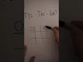 ASMR How to ALWAYS Win at Tic-Tac-Toe