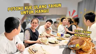 SATU RUMAH TUMBANG! 🤒 LANGSUNG MASAK BUBUR KESUKAAN SUAMI DAN ROTI DAGING KEJU LUMER🤤