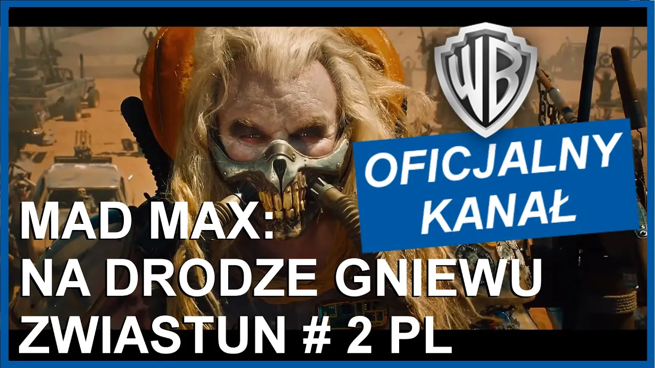 Zwiastun filmu Mad Max: Na drodze gniewu online