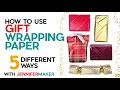 How to Use Wrapping Paper Wrap a Gift Five Different Ways With or Without a Box