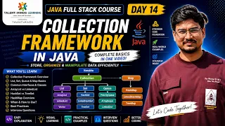 Day 14 Java Collection Framework Explained List Set Queue Map Basics Java Full Stack Course